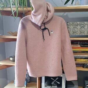 FILA -Small- Soft Pink Sherpa Hoodie